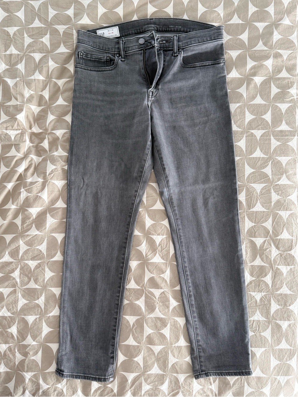 Gap gray slim fit soft wear jeans